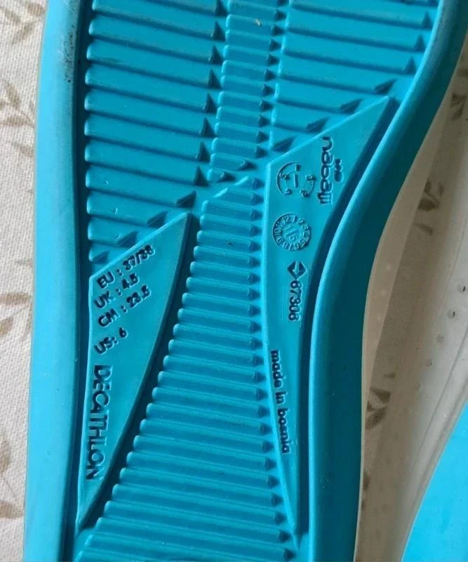 Uniseks rubberen schokken blauw 37/38 Decathlon – photo 3